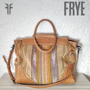 FRYE Riviana Multicolor Leather Tote Bag